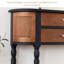 Buffet décoratif rétro en bois massif minimaliste-110477064