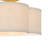 4-Light Fabric Semi Flush Mount Ceiling Light