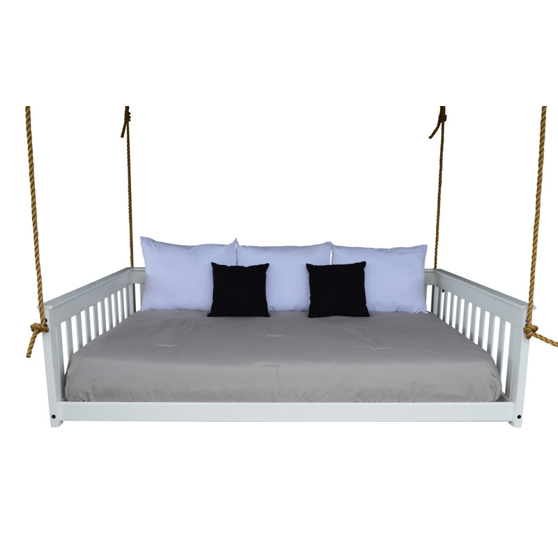 Carol Solid Wood Daybed, White, Full