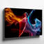 Reproduction d'art sur toile "A Graceful Dancer" Mid Pose Exude Elegance and Dynamism-619992805