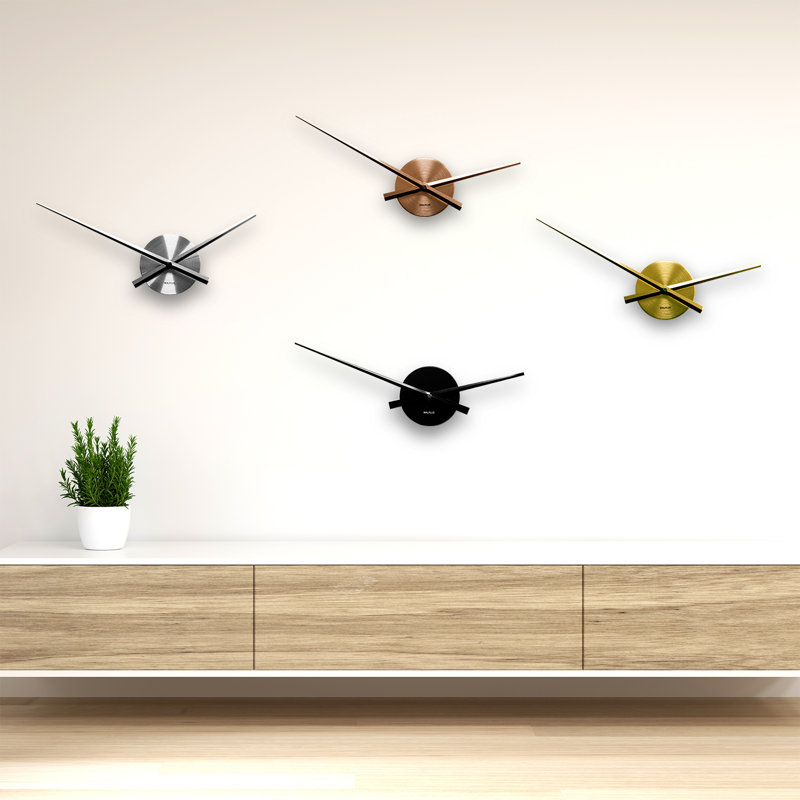 Barrientez Classic Wall Clock, Grey
