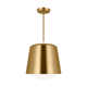 Draper Single Light Steel Dimmable Pendant