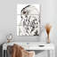 Chouette effraie blanche sur toile, 3 pièces-569533715