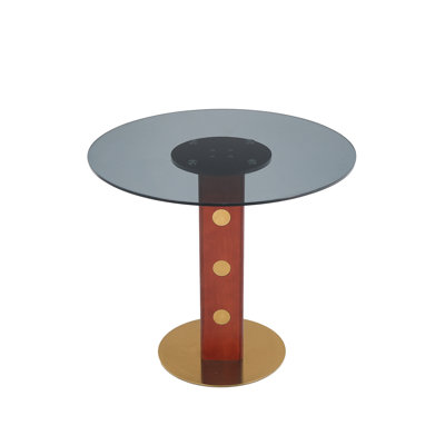 33.5" Round Pedestal Dining Table
