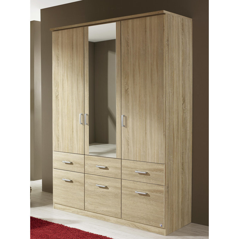 Bremen 3 Door Wardrobe, Sonoma Oak