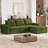 Boneless 106.7" Modular Sectional Sofa with Deep Seat, Upholstery L Shaped Cloud Couch for Living Room, 3-Seater Modern Boneless Sofa with Movable Ottomans, Removable Cover, No Assembly Required-1087487030