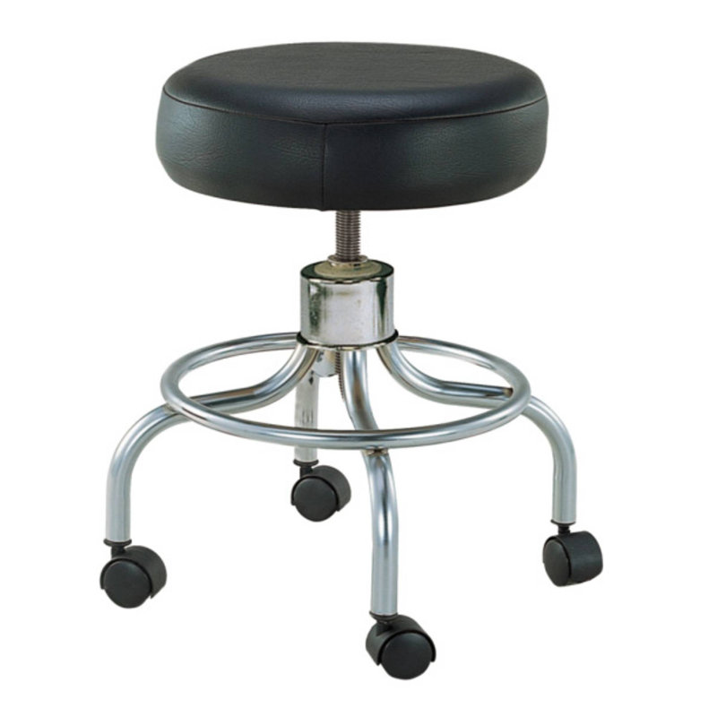 Naydia Adjustable Height Ergonomic Lab Stool with Footrest
