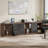 60"W - 3 Drawers Lateral File Cabinet With Door, Adjustable Shelves, Power Strip, And Open Storage For Home Office