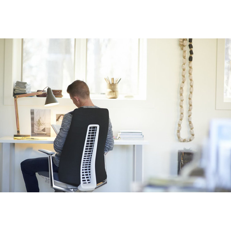 Haworth Fern Mesh Task Chair, No, River Rock
