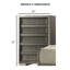 Commode de style contemporain, commode à 5 tiroirs pour la maison