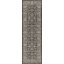 Tapis intérieur / extérieur noir / gris Mark tissé texturé vigne et bordure-331988053