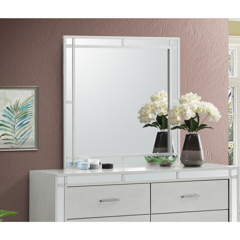 Kenny Wood Flat Wall Mirror