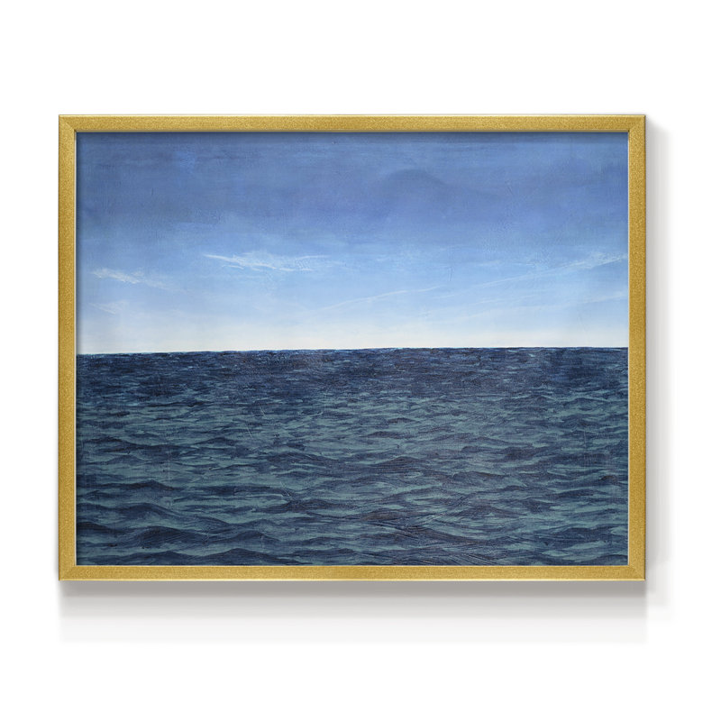 Open Water II -Framed Print - Restickable
