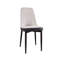 Table de salle à manger rectangulaire extensible de 55,12 à 70,87 po pouvant accueillir 4 à 6 personnes, équipée de 4 chaises de salle à manger rembourrées en tissu polyuréthane épais, d'une table de cuisine et de chaises, avec des pieds en métal noir