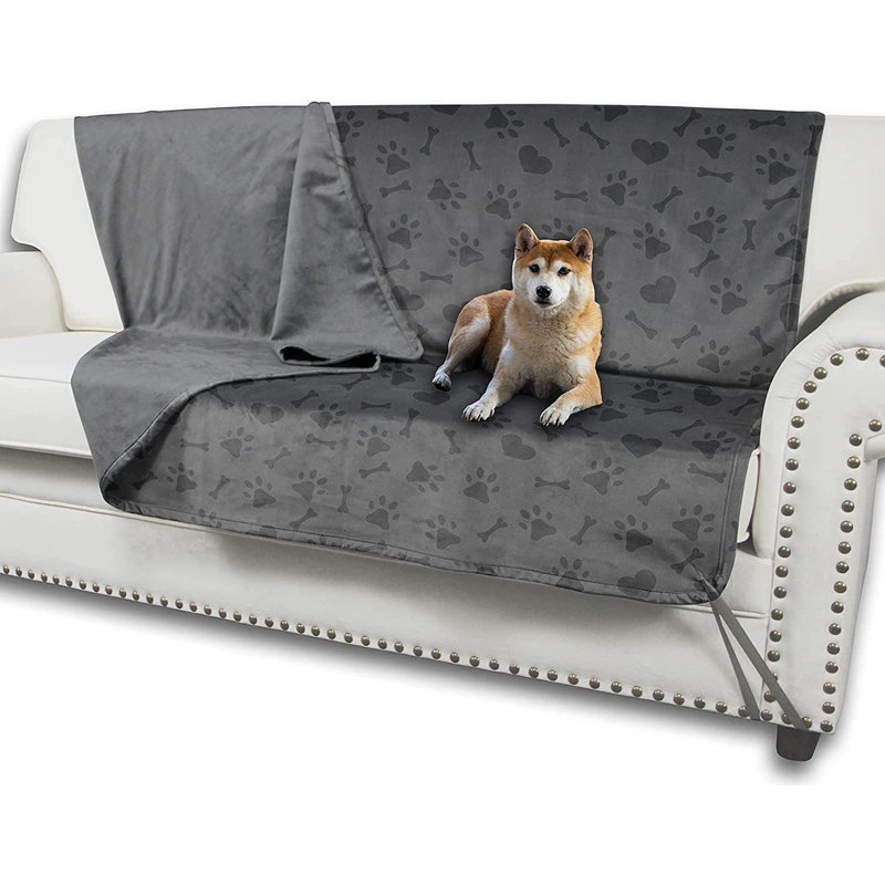 Couverture pour chien légère et imperméable Paw, 82 po x 68 po, Gris