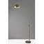 Lampe sur pied arquée à DEL 71,5 po Badlingham
