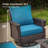 Outdoor Wicker Patio Conversation Furniture Set-106891294