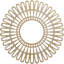 Médaillon de plafond ajouré en bois d'aulne 34 po x P 12 5/8 po x T 1/4 po-63411776-63411762