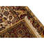 Hand-Knotted High-Quality Cream and Red Area Rug