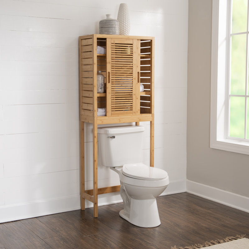 Ayden Solid Bamboo Wood Over-the-Toilet Storage