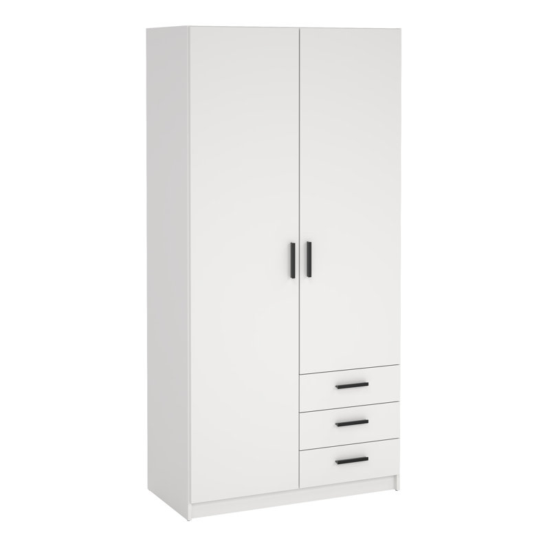 Sprint Manufactured Wood Wardrobe, White