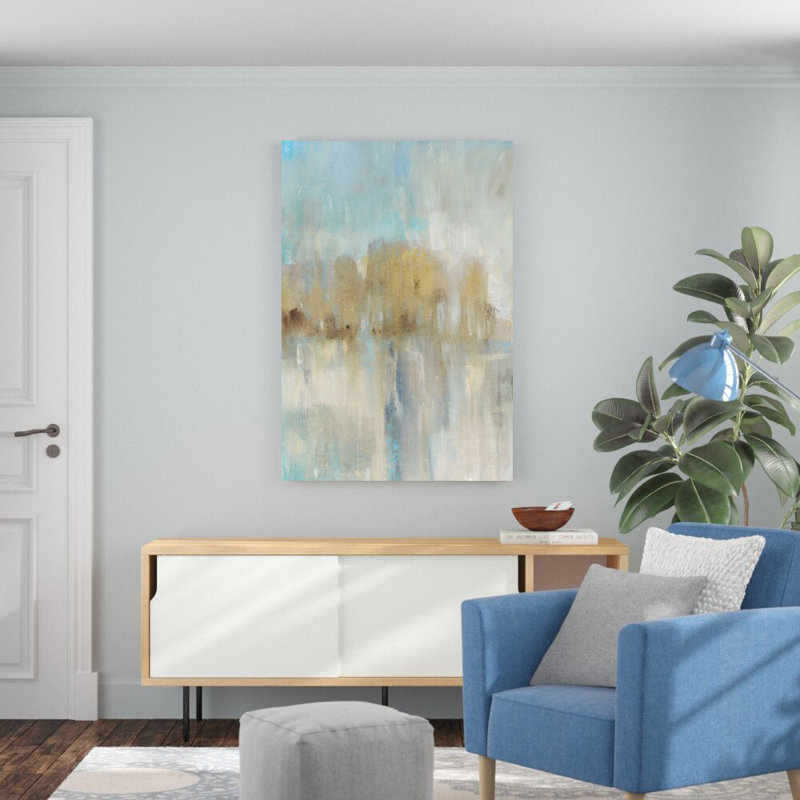 «Trees Aglow II» par Timothy O 'Toole - peinture sur toile tendue, H 48 po x l 32 po