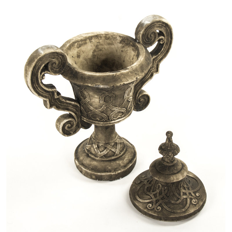 Tortona Urn Planter, 18" H x 13.5" W x 8" D