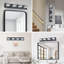 Éclairage de salle de bain à DEL à intensité variable 4 lumières Kyrstyn-577331565-577331566