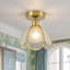 Plafonnier semi-encastré 1 lumière Tiffany