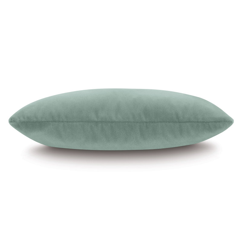Capra Square Pillow Cover & Insert, Mist, 15" x 26"