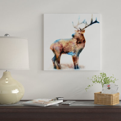 «Elk», reproduction sur toile