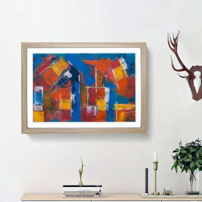 Abstract Art Painting Vol.465 by S.Johnson - Framed Print