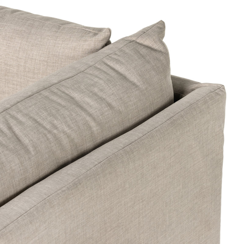 Reggio Two Arm Chaise Lounge, Bennett Moon Performance Weave
