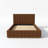 Ciaran Braesyn Platform Bed Frame Boucle Upholstered Headboard and Wooden Slats Support, No Box Spring Needed-31201442-31201440