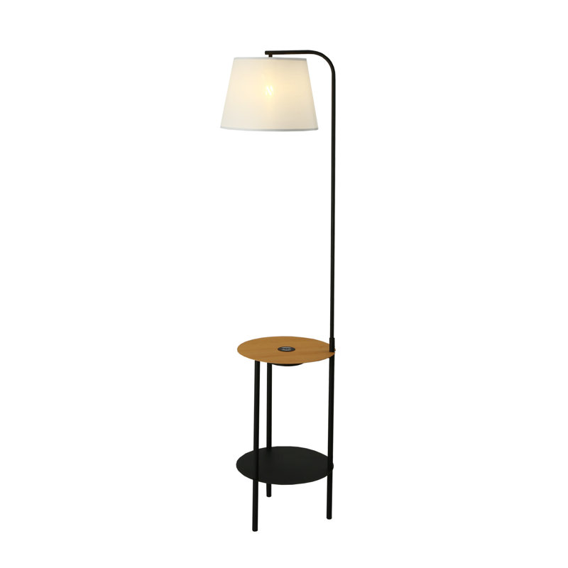 Abdulaleem 65'' Matte Arched Floor Lamp with USB