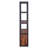 Sara Walnut & Sandy Black Finish Bookshelf