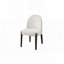 Chaise d'appoint en tissu beige