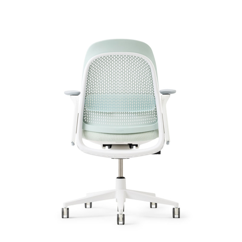 Haworth Breck Office Chair, Agave, White