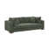 Alcantara 89.5" Square Arm Sofa
