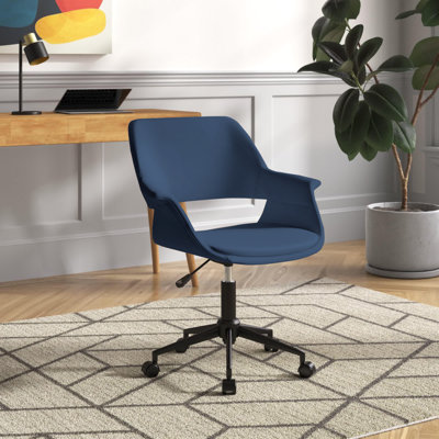 Colette Velvet Office Chair