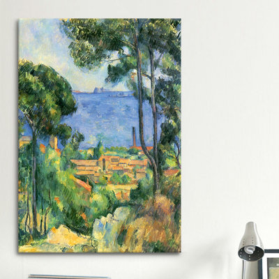 " Forest Of Trees " by Paul Cezanne