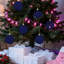 Boules de Noël à flocage de forme spéciale avec 36 boules de velours peintes en rouge-2079396341