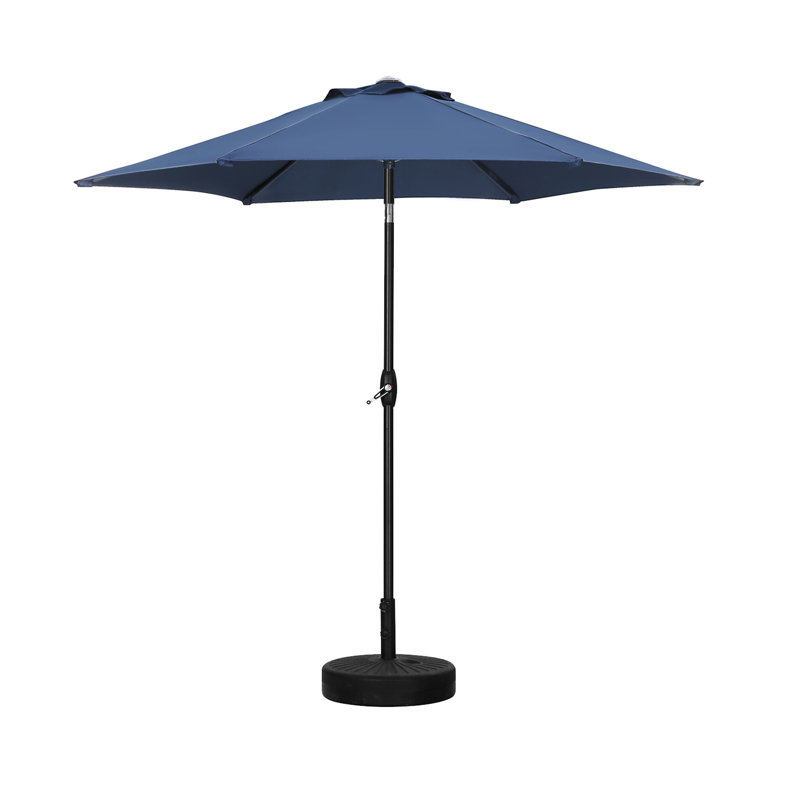 Parasol de marché 7,5 pi avec base Ehmann, Marine