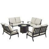 Pailey Outdoor 6 - Piece Conversation Set