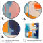 «Blue and Yellow Vivid Abstract Whispers Art», reproduction d'art murale abstraite-738251273-738251272