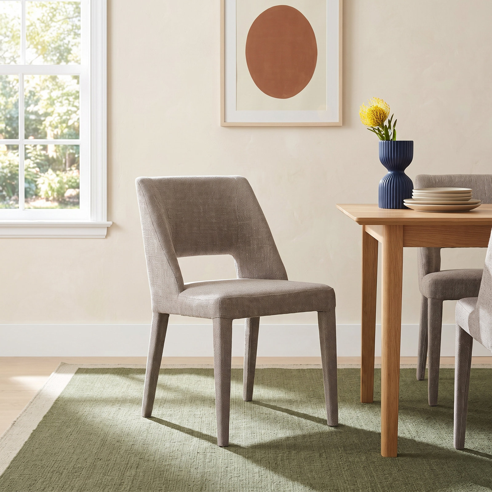 Macon Dining Chair, Light Brown