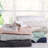 Washed Linen White King Quilt