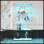 Vitrine en verre à deux portes avec 4 lumières DEL et porte-1364966566