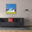  «Homestead Barn 4» par Carol Young, art mural sur toile, 37 po x 37 po
