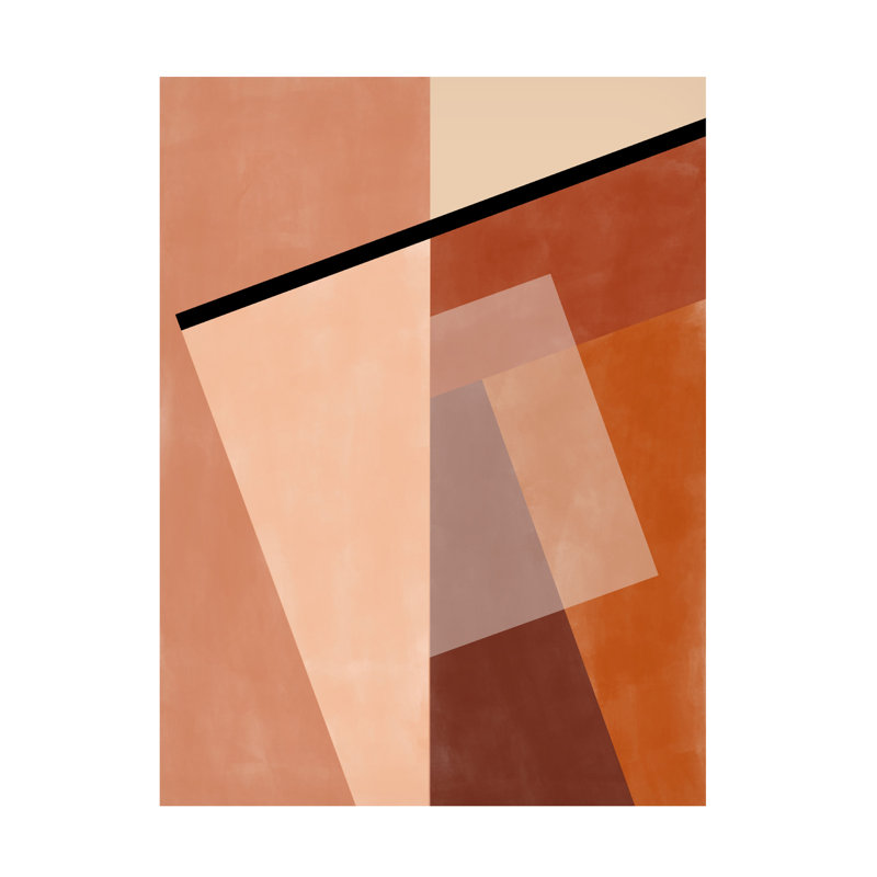 «Bologria terre cuite 40» sur toile, H 47 po x l 35 po x P 2 po